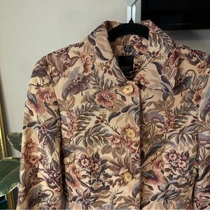 Vintage Esprit Floral Tapestry Coat